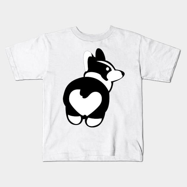 Corgi Panda Kids T-Shirt by Pet & Nature Lovers